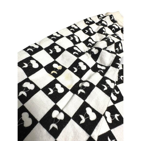 Vans Cropped Long Sleeve Checkerboard Design Size Small - Picture 7 of 10